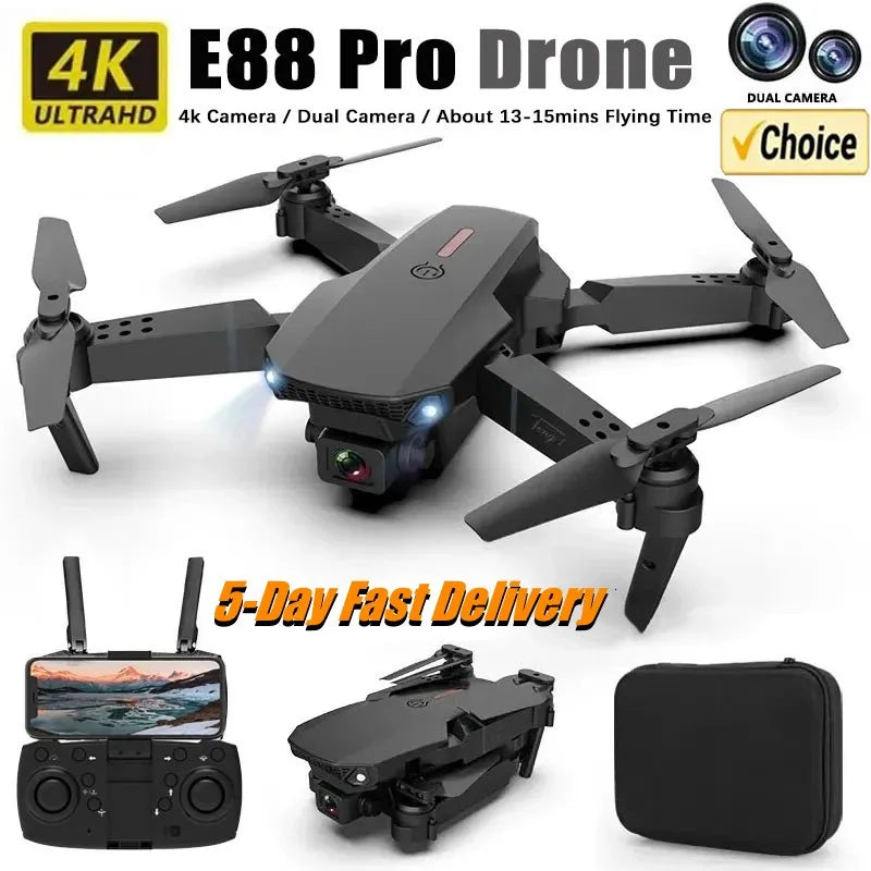 Dron profesional E88pro Rc con 1080P